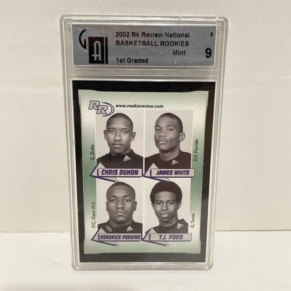2002 Rookie Review National Basketball Rookies, GA 1St Graded, Mint 9, Perkins - Picture 1 of 6